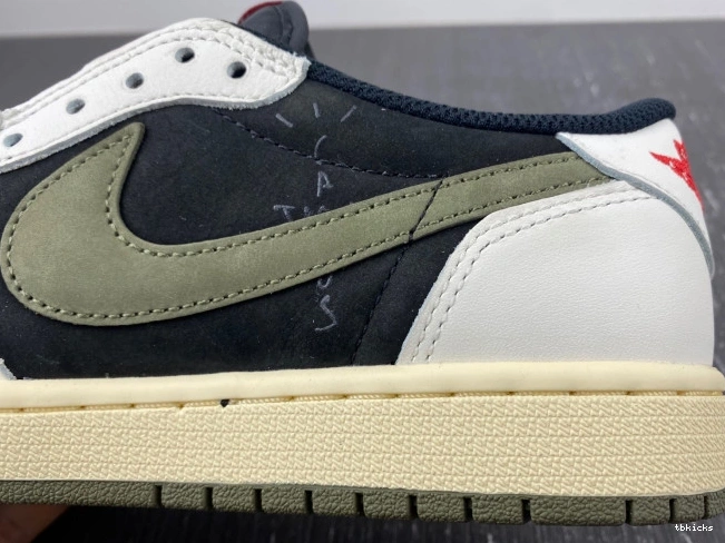 Rep TB Scott x 1 Travis Air Jordan Low OG DZ4137-106 WMNS Olive 0721